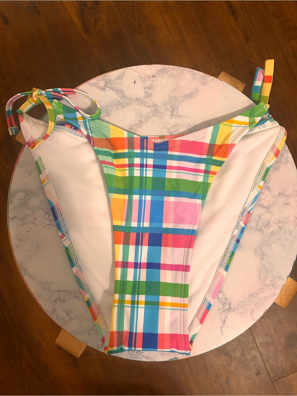wild fable Multicolor Plaid Bikini Bottoms